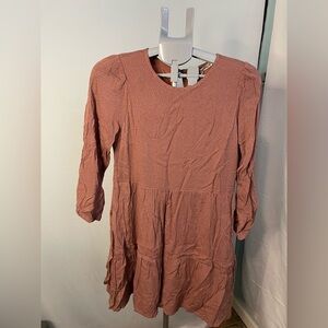 Abercrombie & Fitch NWT pink‎ dress with polka dots size medium